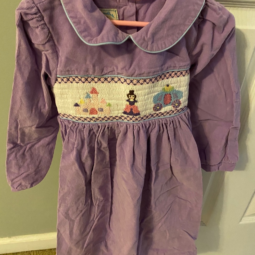 Embroidered cross stitched princess dress